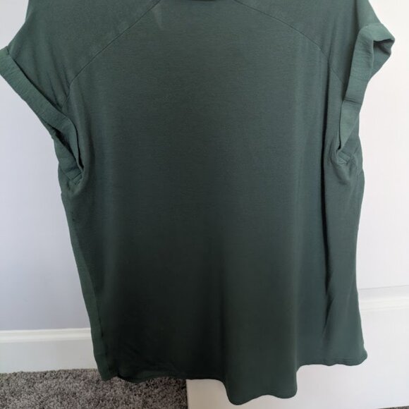 Fortune and Ivy womens green button down blouse short sleeve size S - Picture 3 of 3